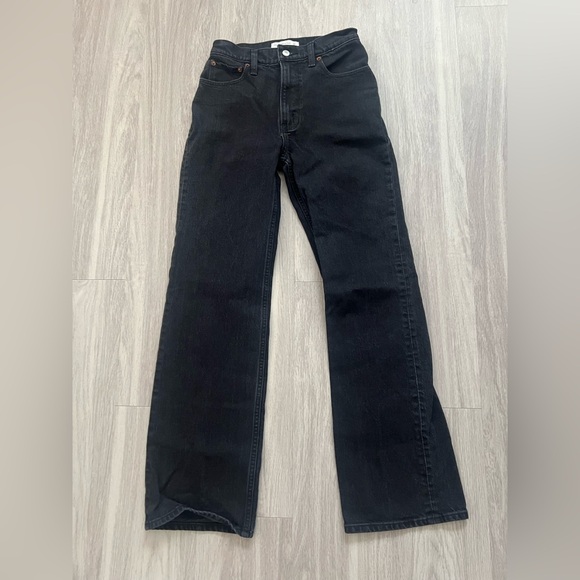 Abercrombie & Fitch Denim - Abercrombie & Fitch Black 90s relaxed jean high rise size 24/00